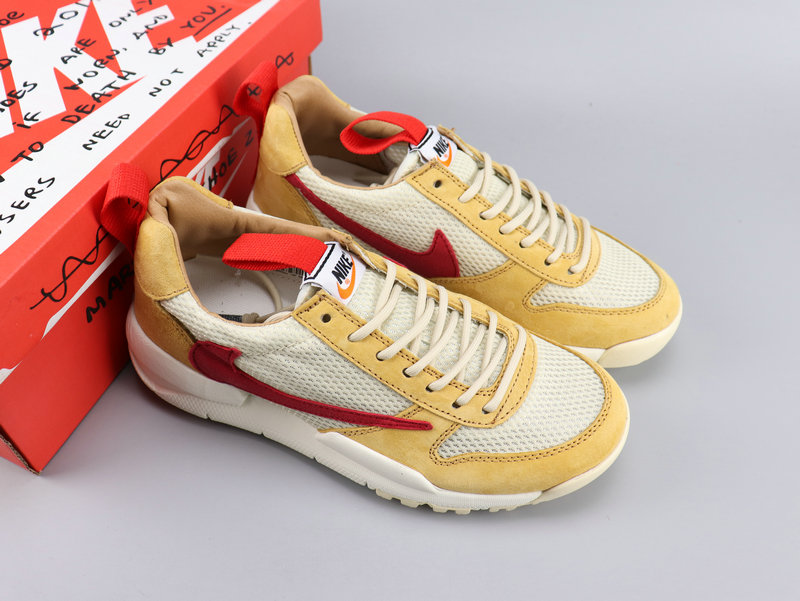 Women Nike City LOOP NASA Yellow White Red Shoes - Click Image to Close